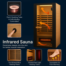 Relaxe Caldera™ Full Spectrum Infrared Sauna With Red Light Therapy Panel