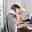 RENPHO Rechargeable Hand Held Deep Tissue Massager for Muscles, Back, Foot, Neck, Shoulder, Leg, Calf Cordless Electric Percussion Body Massage, White