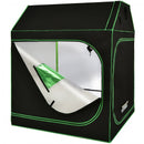 Mylar Hydroponic Grow Tent Roof Cube with Zipped Doors  Observation Windows and Vents -60 x 60 x 72 inch
