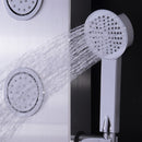 47" Stainless Shower Panel with Massage Jets Hand Shower 