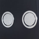 55" Black Rainfall Shower Panel w- Massage Jets