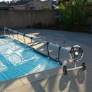 21 Ft  Aluminum Pool Cover Reel Set