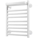 110W Electric Heated Towel Rack with Top Tray for Bathroom and Kitchen