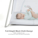 Lightweight Foldable Baby Playpen w- Carry Bag-Light Gray