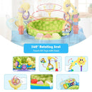 2-in-1 Baby Jumperoo Adjustable Sit-to-stand Activity Center-Green