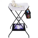 Baby Storage Folding Diaper Changing Table-Black