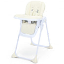 Baby Convertible High Chair with Wheels-Beige