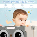 16-Panel Baby Activity Center Play Yard with Lock Door -Beige