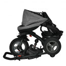 7-In-1 Baby Folding Tricycle Stroller with Rotatable Seat-Gray