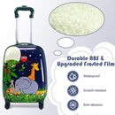 2 Pieces 12" and 16" Kids Carry on Suitcase Rolling Backpack School Luggage Set