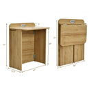 Folding Space Saving Computer-  Laptop Desk Table Workstation with Handle