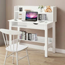 Home Office Computer Desk with Storage Shelves and Drawer Ideal for Working and Studying