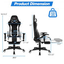 Massage Gaming Chair Recliner Gamer Racing Chair