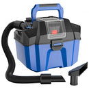 18V Wet Dry Vacuum 2.7 Gal 4 Peak HP Cordless Shop Vac 2.0 AH Battery-Blue