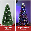 LED Optic Artificial Christmas Tree with Snowflakes-5'