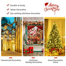 7.5 ft Artificial Christmas Tree with LED Lights and Pine Cones