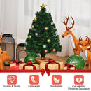 3' Pre-Lit Fiber Optical Firework Christmas Tree