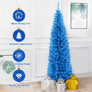 6 Feet Unlit Pencil Slim Tree Artificial Christmas Tree