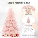 6-7 Feet Artificial Christmas Tree Hinged Full Fir Tree-6 Feet