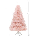 6-7 Feet Artificial Christmas Tree Hinged Full Fir Tree-6 Feet