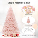 6-7 Feet Artificial Christmas Tree Hinged Full Fir Tree-7 ft