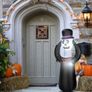 Self Inflating Halloween Skull with internal LED Bulbs