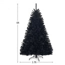 6 ft Hinged Artificial Halloween Christmas Tree