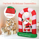 7.5 Feet Inflatable Christmas Lighted Santa Claus
