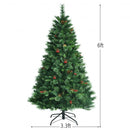 6 Feet Pre-Lit Christmas Spruce Tree with 790 Tips and 350 Lights