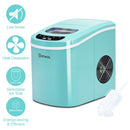 Mini Portable Compact Electric Ice Maker Machine-Green