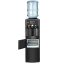Top Loading Water Dispenser with Built-In Ice Maker Machine-Black