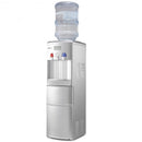 Top Loading Water Dispenser with Built-In Ice Maker Machine-Silver