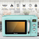0.9 Cu.ft Retro Countertop Compact Microwave Oven-Green