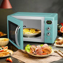 0.9 Cu.ft Retro Countertop Compact Microwave Oven-Green