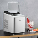 Stainless Steel 26 lbs-24 H Self-Clean Countertop Ice Maker Machine