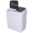 8 Lbs Compact Mini Twin Tub Washing Spiner Machine for Home and Apartment