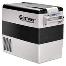 55-Quarts Portable Thermoelectric Electric Car Cooler Refrigerator for Beverage