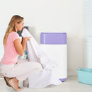 8lbs Portable Fully Automatic Washing Machine with Drain Pump-Purple