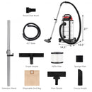 6 HP 9 Gallon Shop Vacuum Cleaner with Dry and Wet and Blowing Function