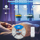 52" Ceiling Fan with Light Reversible Blade and Adjustable Speed-Silver