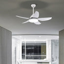 42 Inch Kid Ceiling Fan with LED Light and Color Temperature Remote Control-White