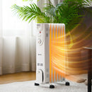 1500W Electric Oil Heater with 3 Heat Settings and Safe Protection