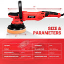1100W Dual Action Random Orbital Polisher Kit