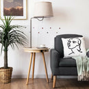 End Table Lamp Bedside Nightstand Lighting with Wireless Charger-Natural