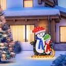 Lighted Standing Penguins Christmas Decoration