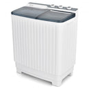 Portable Washing Machine 20lbs Washer and 8.5lbs Spinner with Built-in Drain Pump-Gray