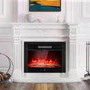 28.5 inch Electric Recessed Mounted Standing Fireplace Heater