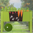 24.5" x12.5" Outdoor Elevated Garden Plant Stand Flower Bed Box