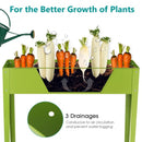 40" x 13" Outdoor Elevated Garden Plant Flower Bed