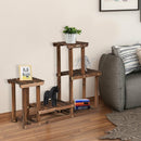 Solid Wood Plant Stand Multi-Tier Flower Pot Holder Indoor-Outdoor